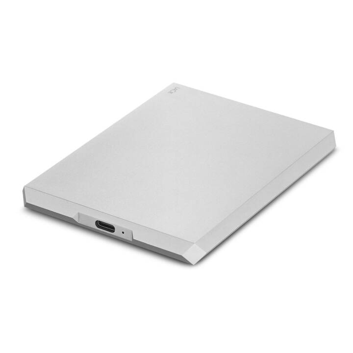 LACIE Mobile Drive (USB Typ-C, 1 TB, Silber)