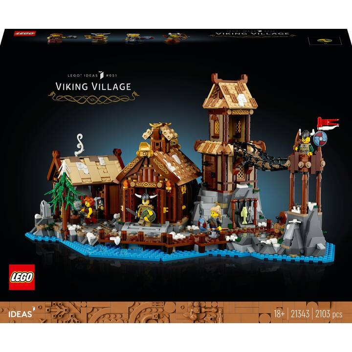 LEGO Ideas Wikingerdorf (21343, seltenes Set)