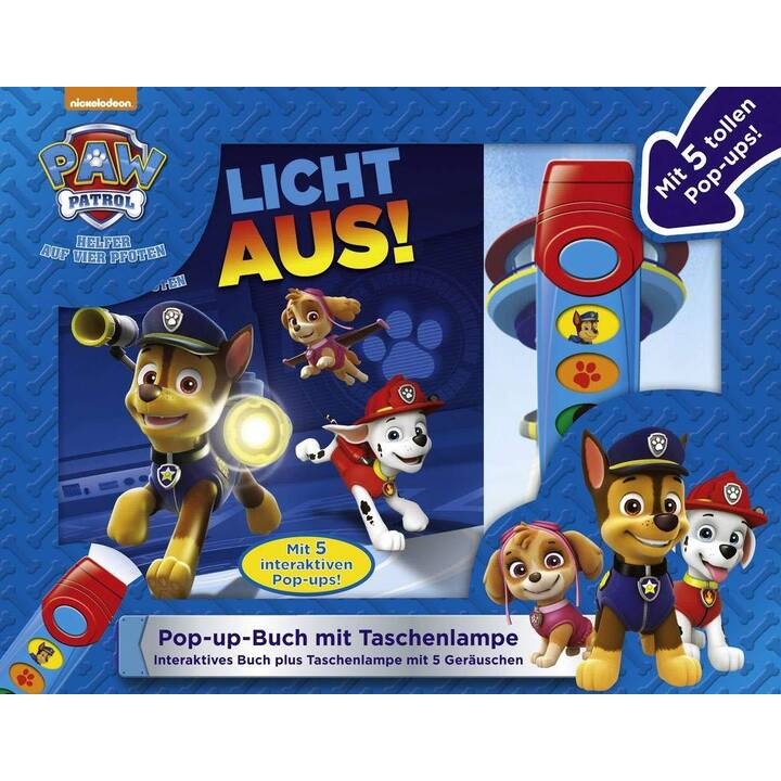 Buch & Sound Spiel-Set, PAW Patrol, Licht aus!