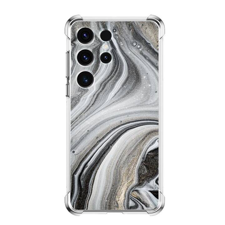 EG Backcover (Galaxy S23 Ultra, Marmor, Grau)