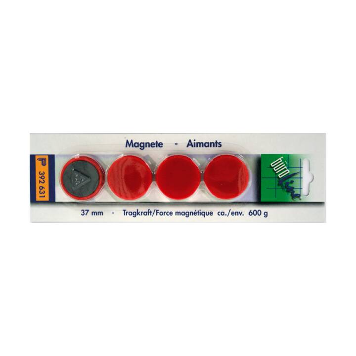 BÜROLINE Punaises magnétique (4 pièce)