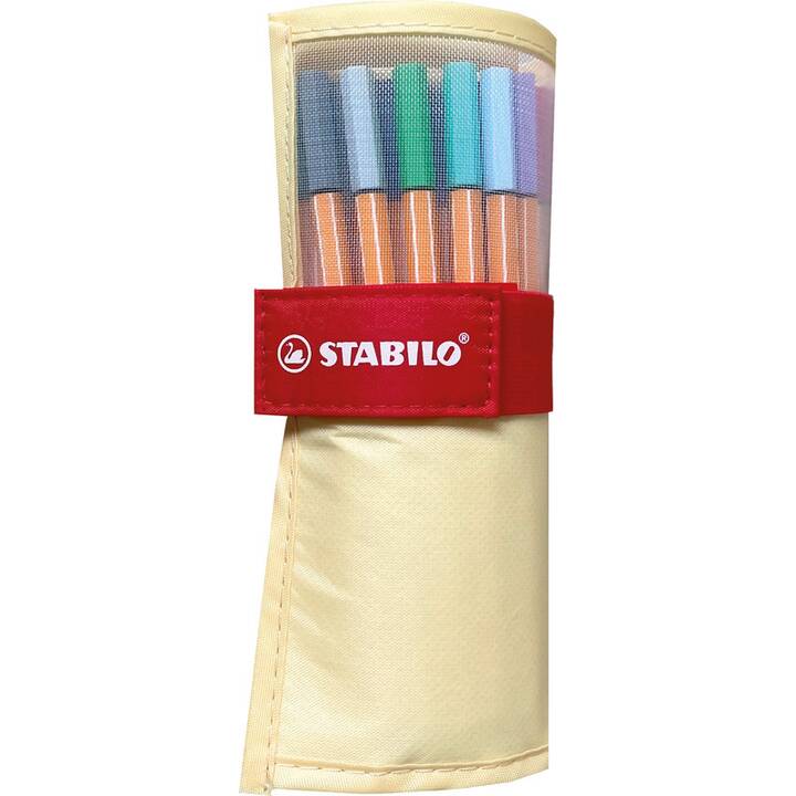 STABILO Point 88 Penna a fibra (Multicolore, 25 pezzo)