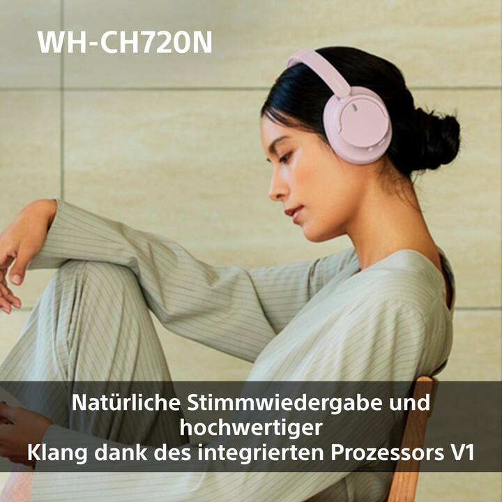 SONY WH-CH720N (ANC, Pink) - Interdiscount