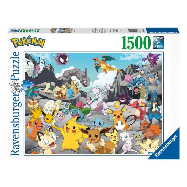 RAVENSBURGER Pokémon Classics Puzzle (1500 x)