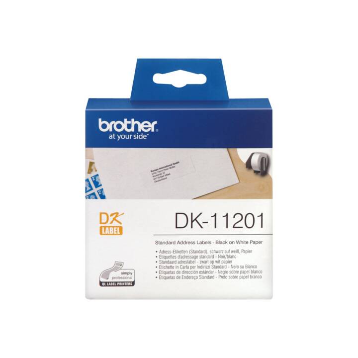 BROTHER DK-11201 Etikettenrolle (1 Stück, 29 mm x 36 m)