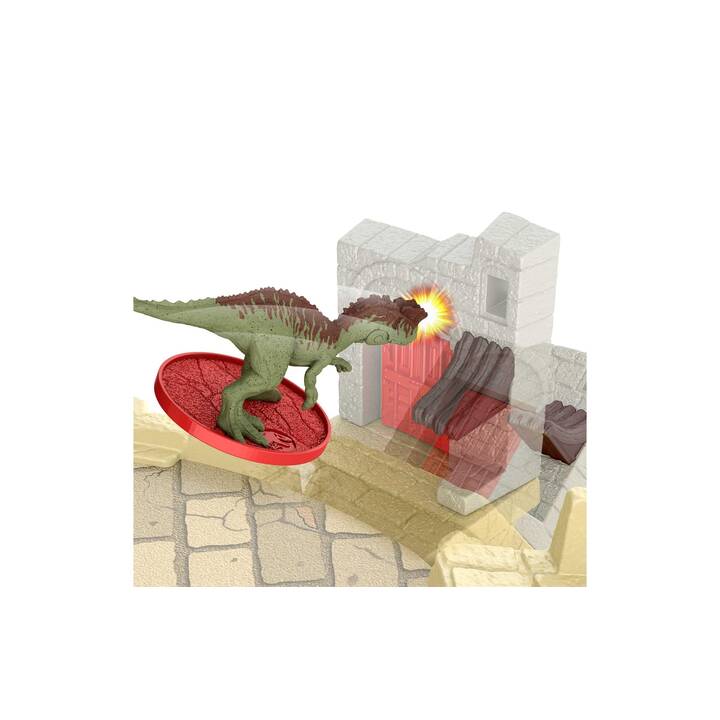 MATTEL Jurassic World Mini Battle Arena Set de figurines de jeu