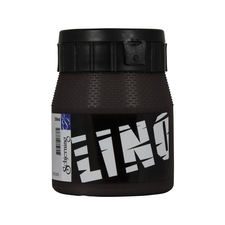 SCHJERNING Encre de linoléum (250 ml, Noir)