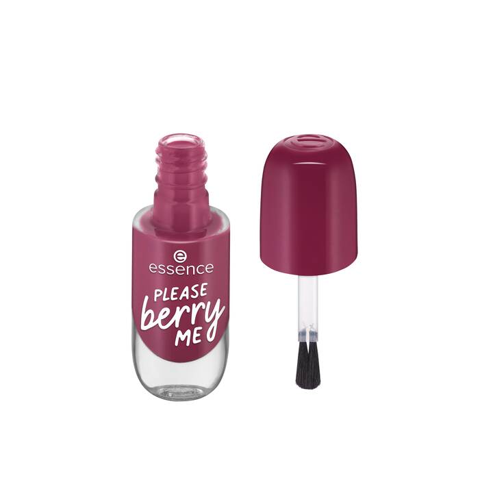ESSENCE Vernis à ongles effet gel (20 Please Berry Me, 8 ml)