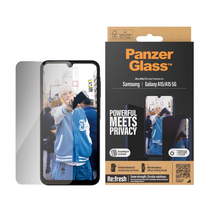 PANZERGLASS Film de protection d'écran Privacy (Galaxy A15, 1 pièce)