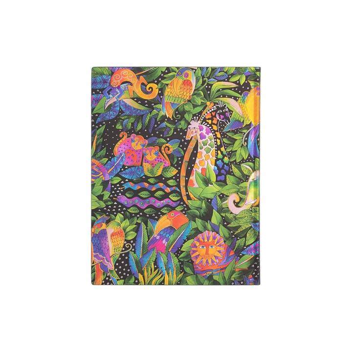 PAPERBLANKS Carnets Flexis Jungle (17.5 cm x 22.5 cm, En blanc)