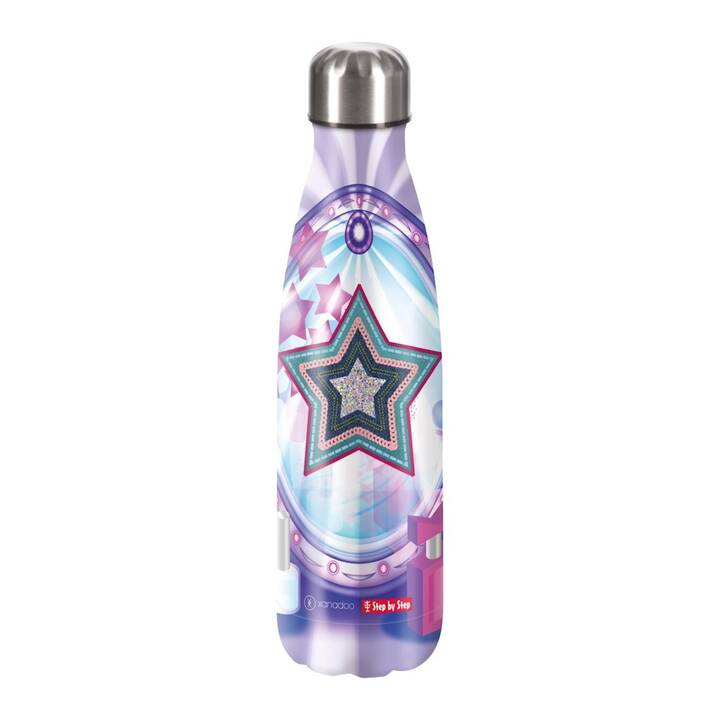 XANADOO Bottiglia per bambini Glamour Star Astra (0.5 l, Multicolore)
