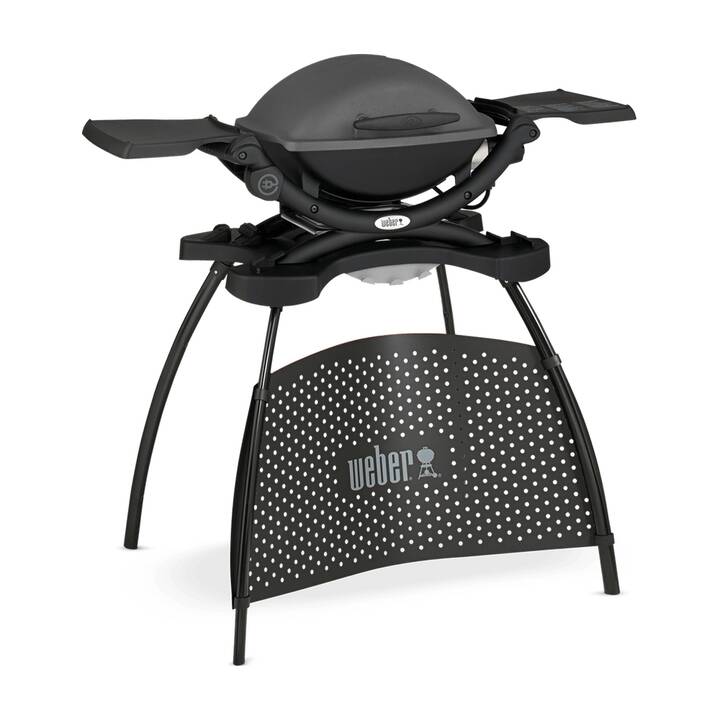 WEBER Q 1400 Elektrogrill (Grau, Dunkelgrau, Schwarz)