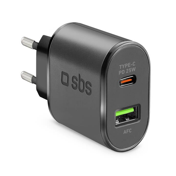 SBS Wall Caricabatteria da parete (USB-A, USB-C)