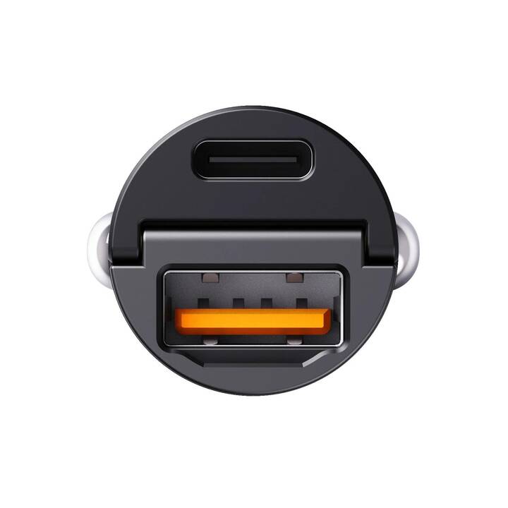 AUKEY Chargeur auto Enduro (30 W, Allume-cigare, USB de type C, USB de type A)