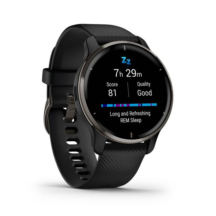 GARMIN Venu 2 Plus (Taille unique, Polymère, Acier inox)