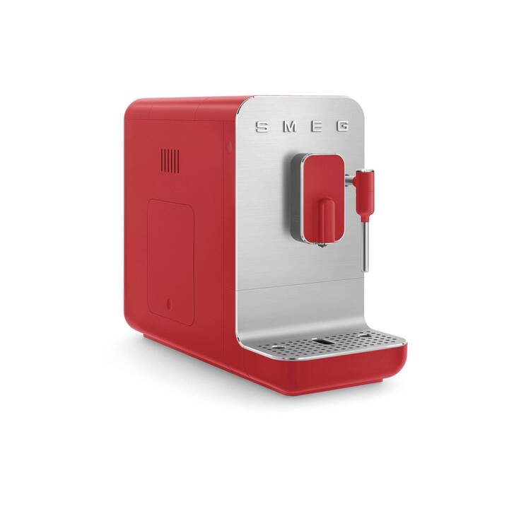 SMEG BCC02RDM  (Argent, Rouge, 1.4 l, Machines à café automatique)