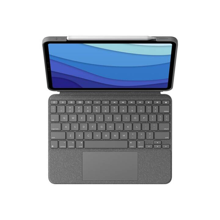 LOGITECH Type Cover / Tablet Tastatur (12.9", Grau)