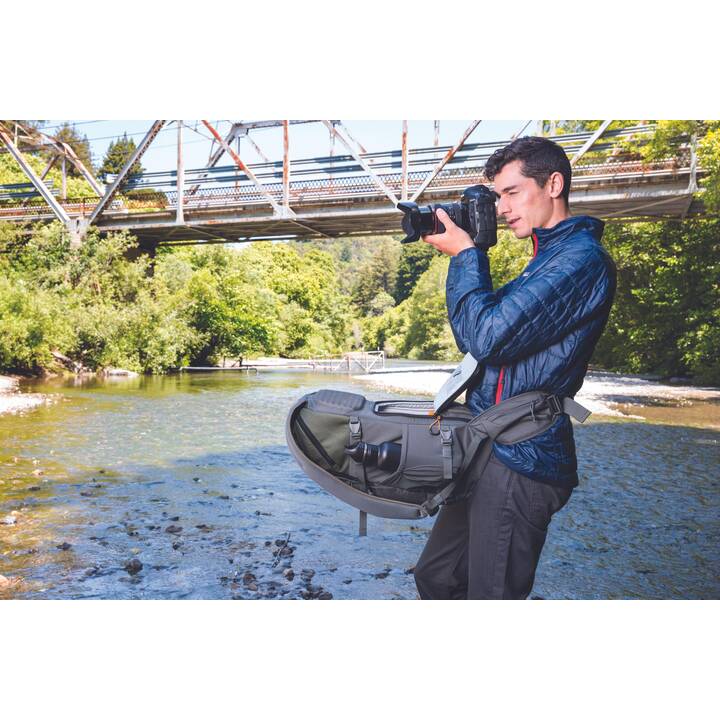LOWEPRO Flipside Trek BP 450 AW Zaini per fotocamere (Nero, Verde)