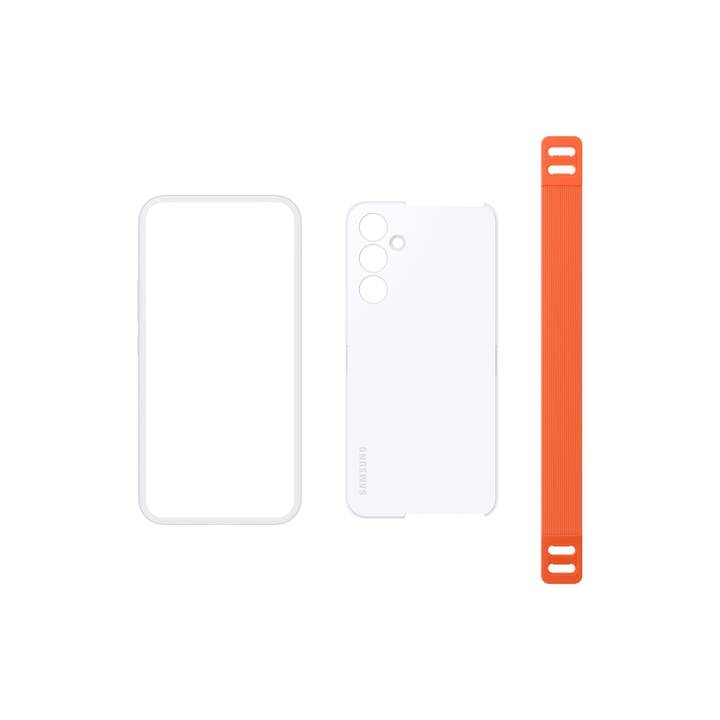 SAMSUNG Backcover Haze Grip Case (Galaxy A54 5G, Bianco)