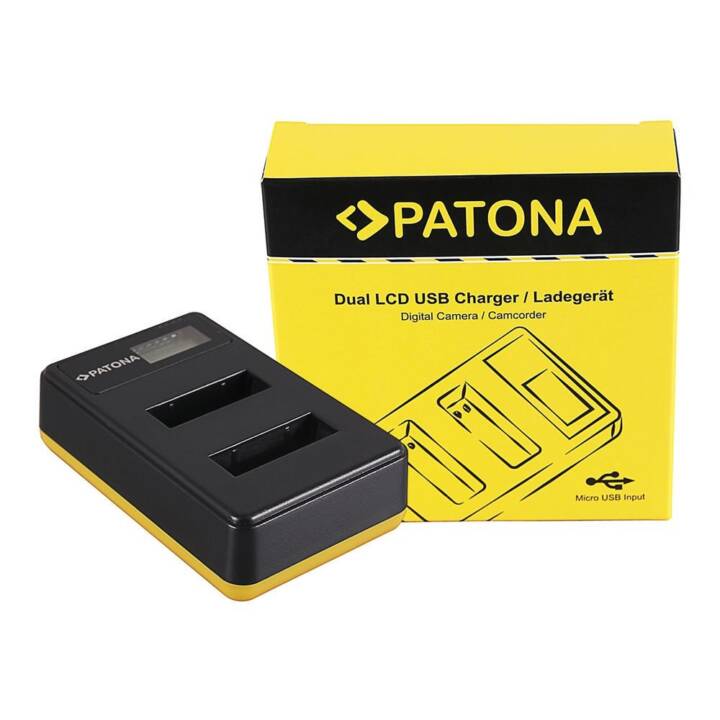 PATONA Sony Dual LCD USB Kamera-Ladegerät