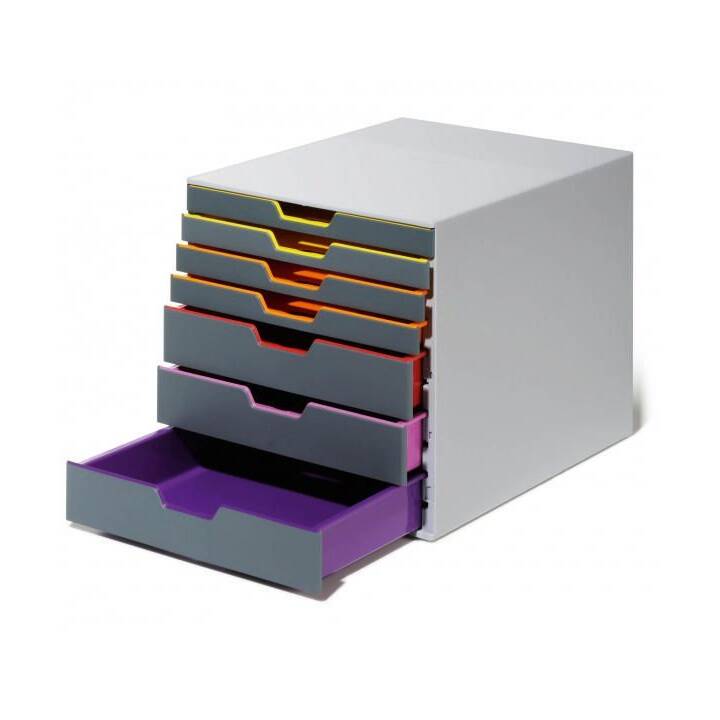 DURABLE Büroschubladenbox (C4, 280.0 mm  x 292.0 mm  x 356.0 mm, Grau)