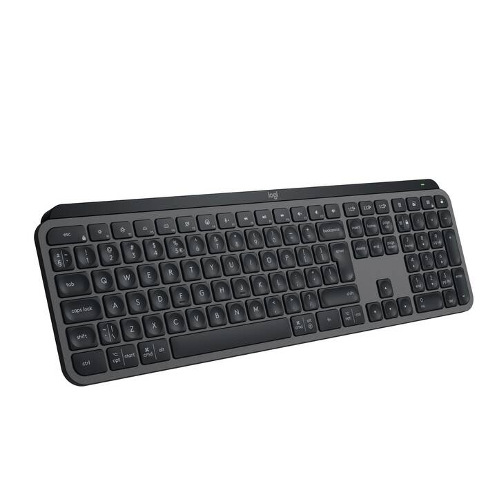 LOGITECH MX Keys S (Bluetooth, USB, Svizzera, Senza fili)