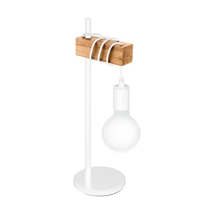 EGLO Lampe de table Townshend (Brun, Blanc)