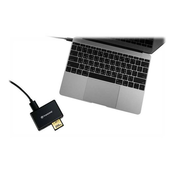 TRANSCEND RDF8 Lecteurs de carte (USB Type C)