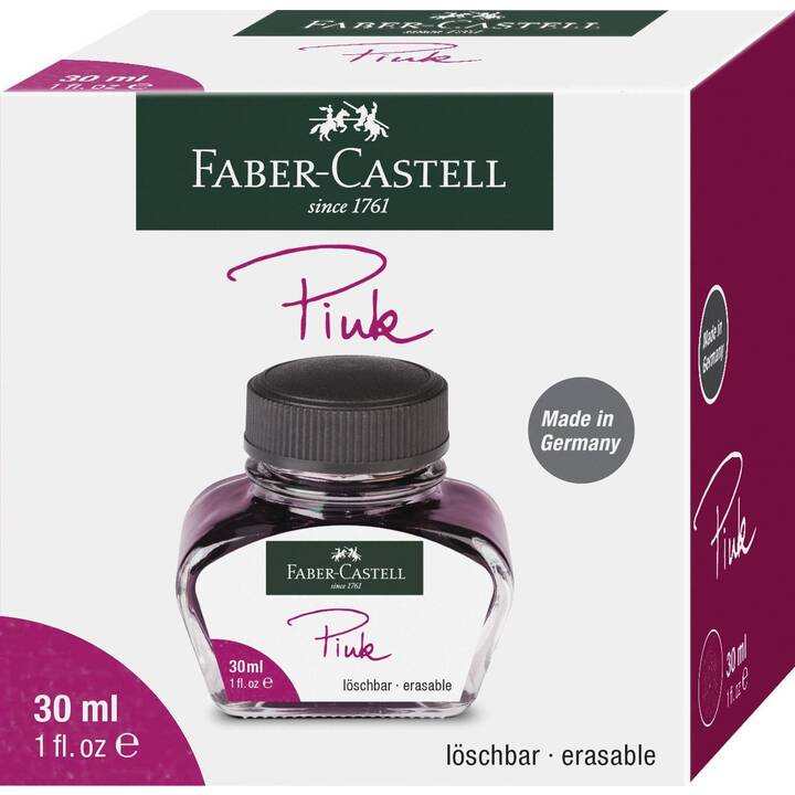FABER-CASTELL Inchiostro (Rosa, 30 ml)