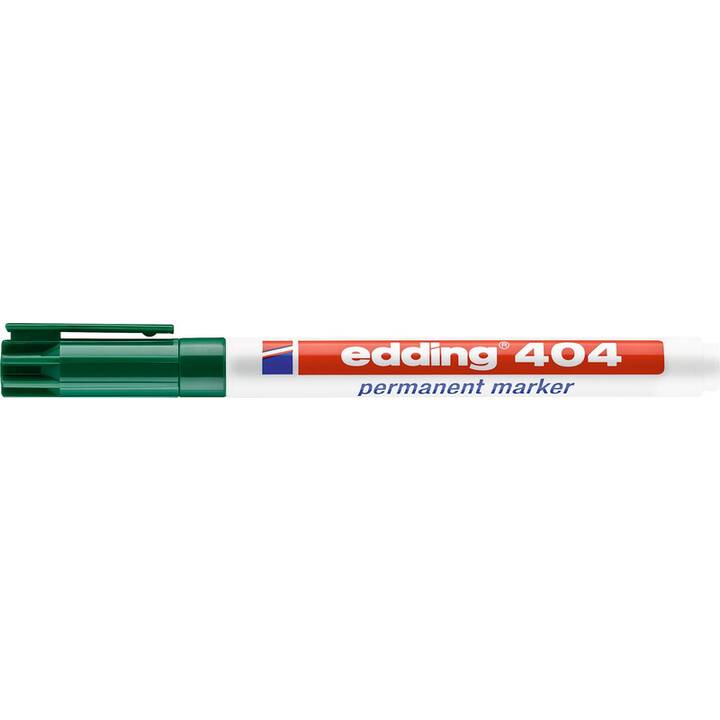 EDDING Marqueur permanent 404 (Vert, 1 pièce)