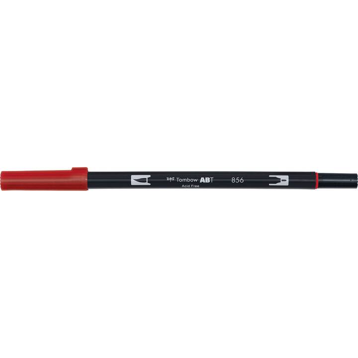 TOMBOW Dual Brush ABT 856 Crayon feutre (Rouge chinois, 1 pièce)