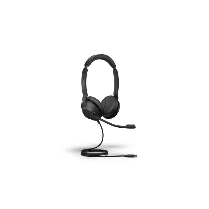 JABRA Office Headset Evolve2 (On-Ear, Kabel, Schwarz)