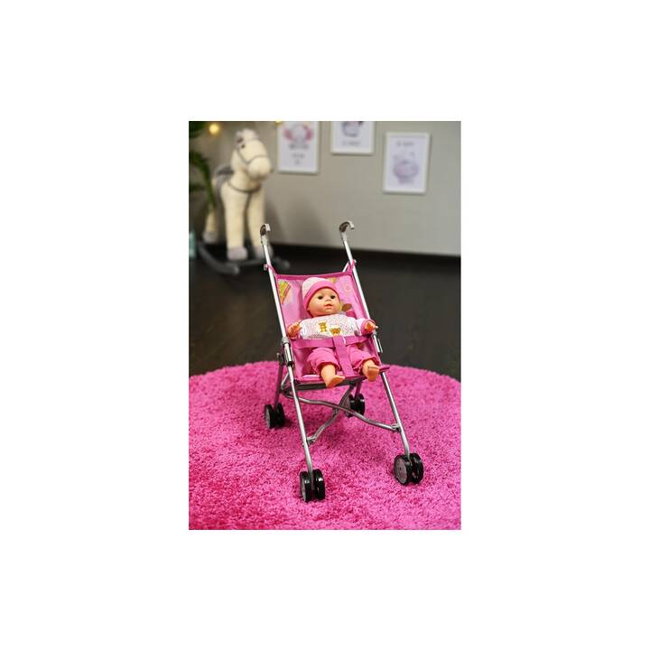 KNORRTOYS Puppenwagen (Gelb, Grau, Rosa)