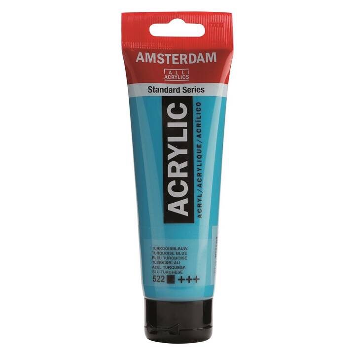 TALENS Acrylfarbe Amsterdam (120 ml, Blau, Türkis, Mehrfarbig)