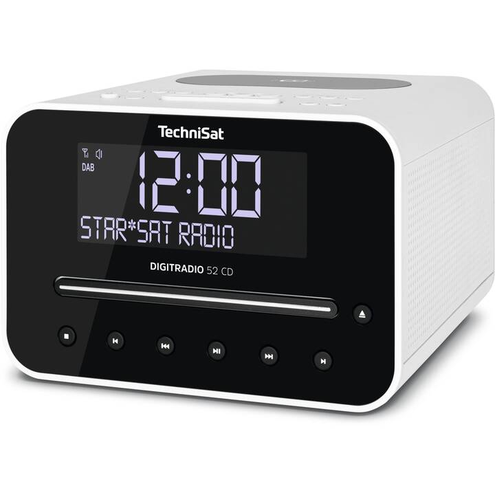 TECHNISAT DigitRadio 52 CD Radio-réveil (Blanc)