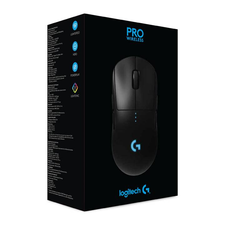 LOGITECH G Pro Mouse (Senza fili, Gaming)