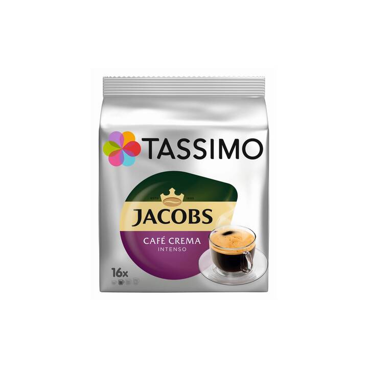 TASSIMO Café en dosettes Jacobs Caffé Crema Intenso (16 pièce)