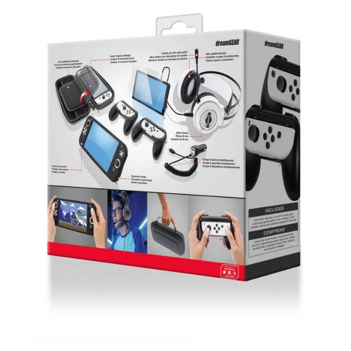 MYARCADE Dreamgear Dgswo6551 Set d'accessoires (Nintendo Switch OLED, Multicolore)