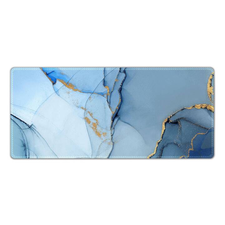 EG set de table (100x50cm) - bleu - marbre