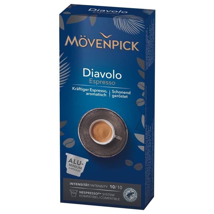 MÖVENPICK Kaffeekapseln Diavolo  (10 Stück)