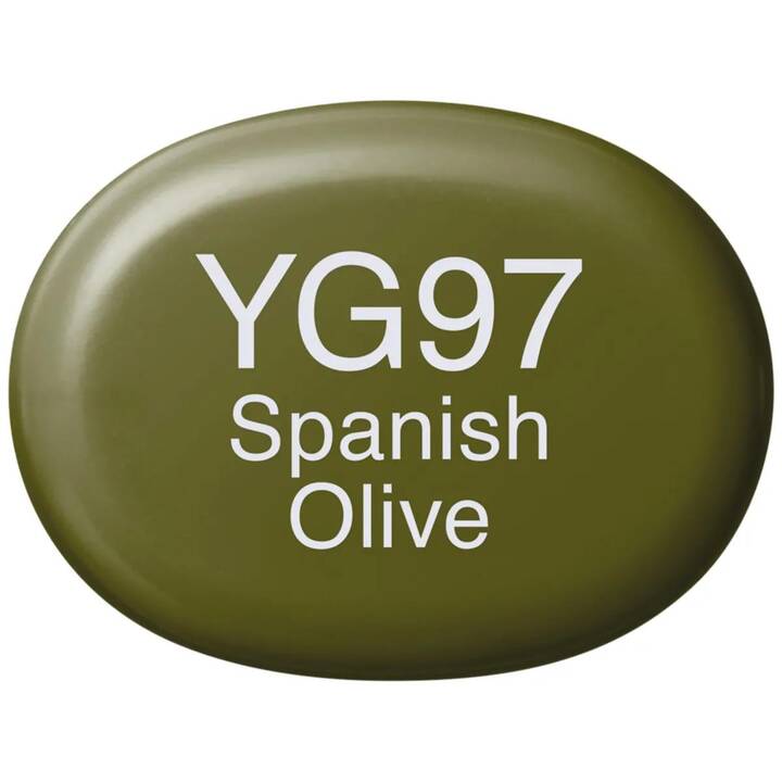 COPIC Grafikmarker Sketch YG97 - Spanish Olive (Dunkelgrün, 1 Stück)