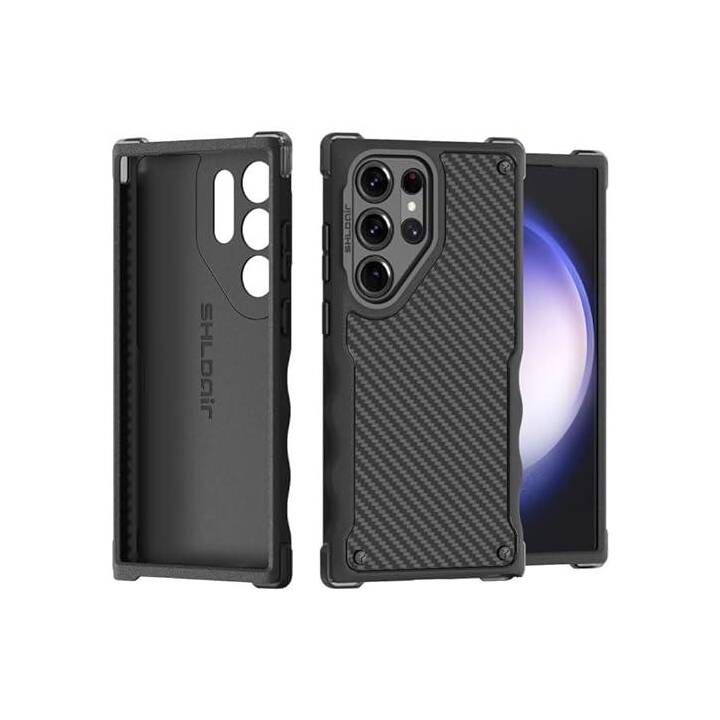 SAMSUNG Backcover Shield Air  (Galaxy S24 Ultra, Noir)