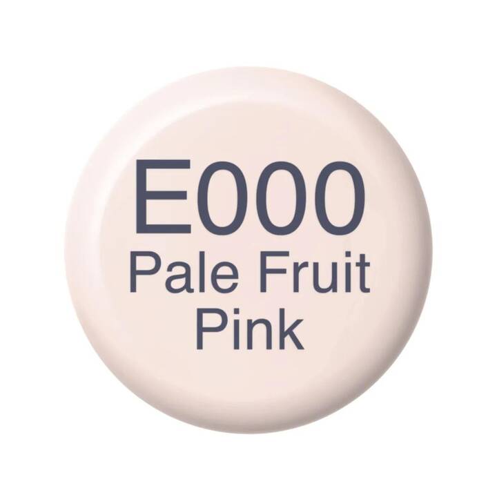 COPIC Encre E000 - Pale Fruit Pink (Rose clair, 12 ml)