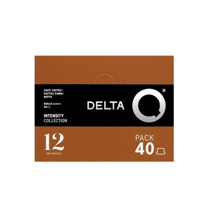 DELTA Q Capsules de Café 12 Qharisma (40 pièce)