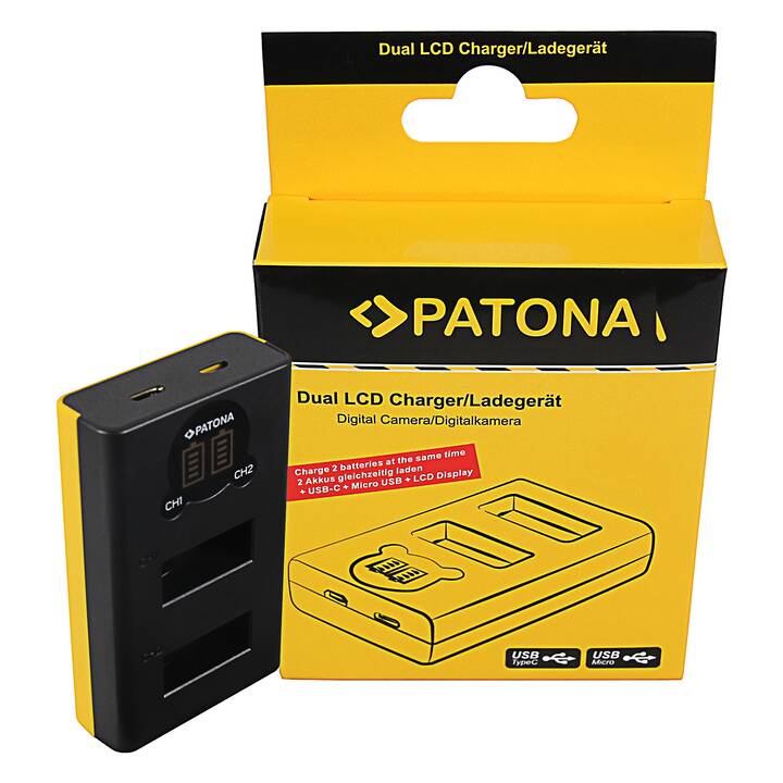 PATONA GoPro Dual GoPro Max Kamera-Ladegerät