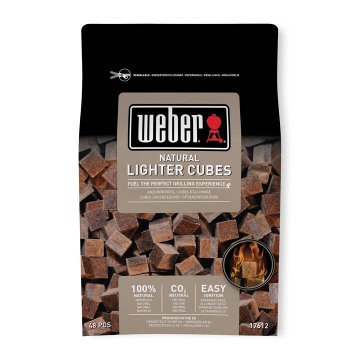 WEBER Cubo accenditore (Marrone, 48 pezzo)