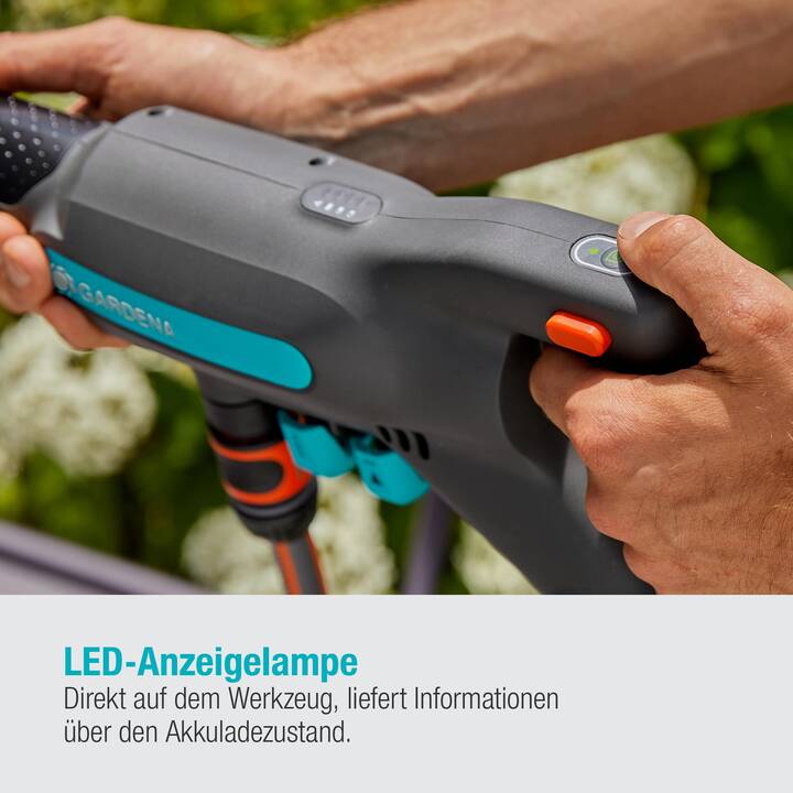 GARDENA Mitteldruckreiniger AquaClean (Akku)