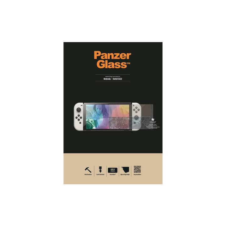 PANZERGLASS E2E AB Displayschutz (Nintendo Switch, Transparent)