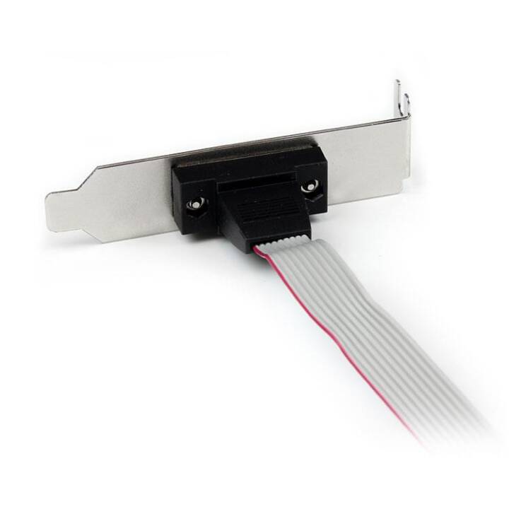 STARTECH.COM Piastra per scanalatura DB9 seriale a 1 porta con cavo Pinheader a 10 pin, 0,4 m