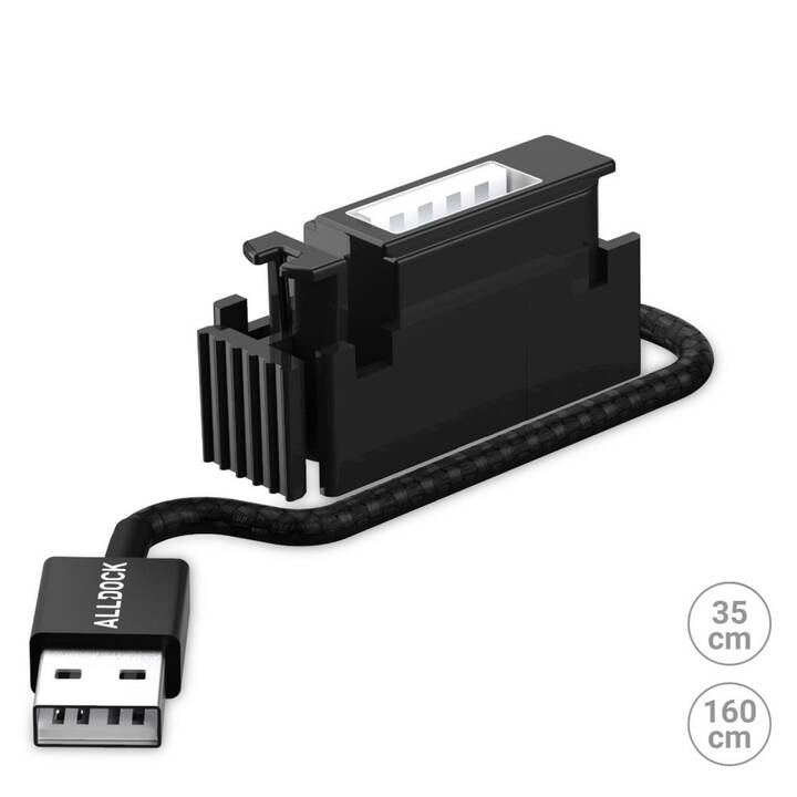 ALL DOCK ClickPort Adaptateurs (USB Typ-A, 0.35 m)